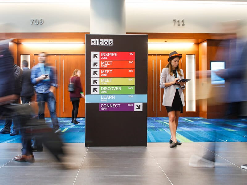 Sibos signage and wayfinding 2017