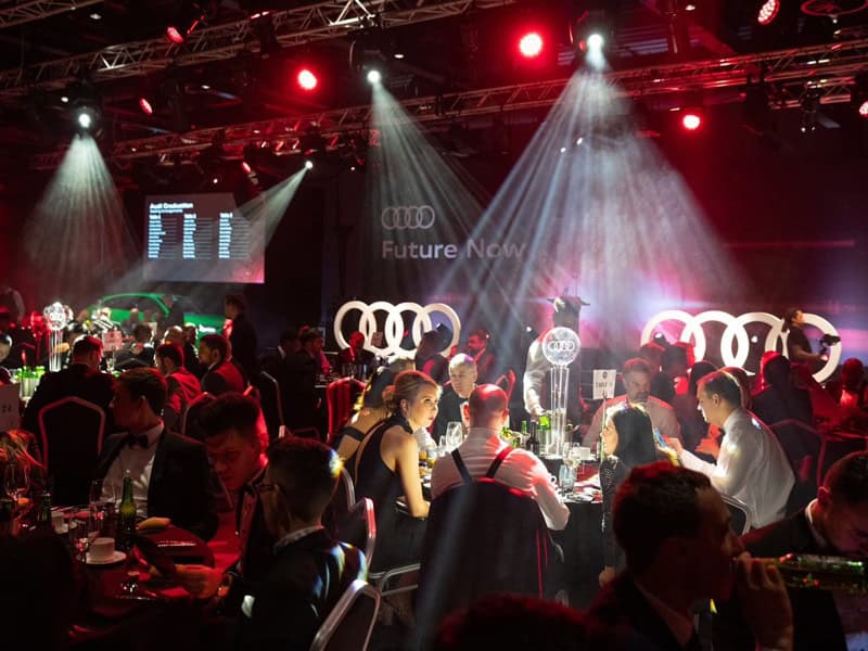 Audi graduation celebration